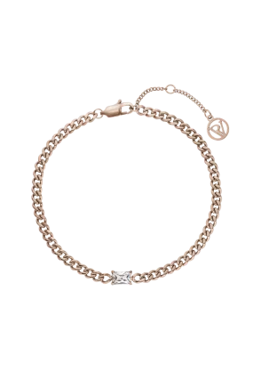 Radiant Curb Bracelet Champagne