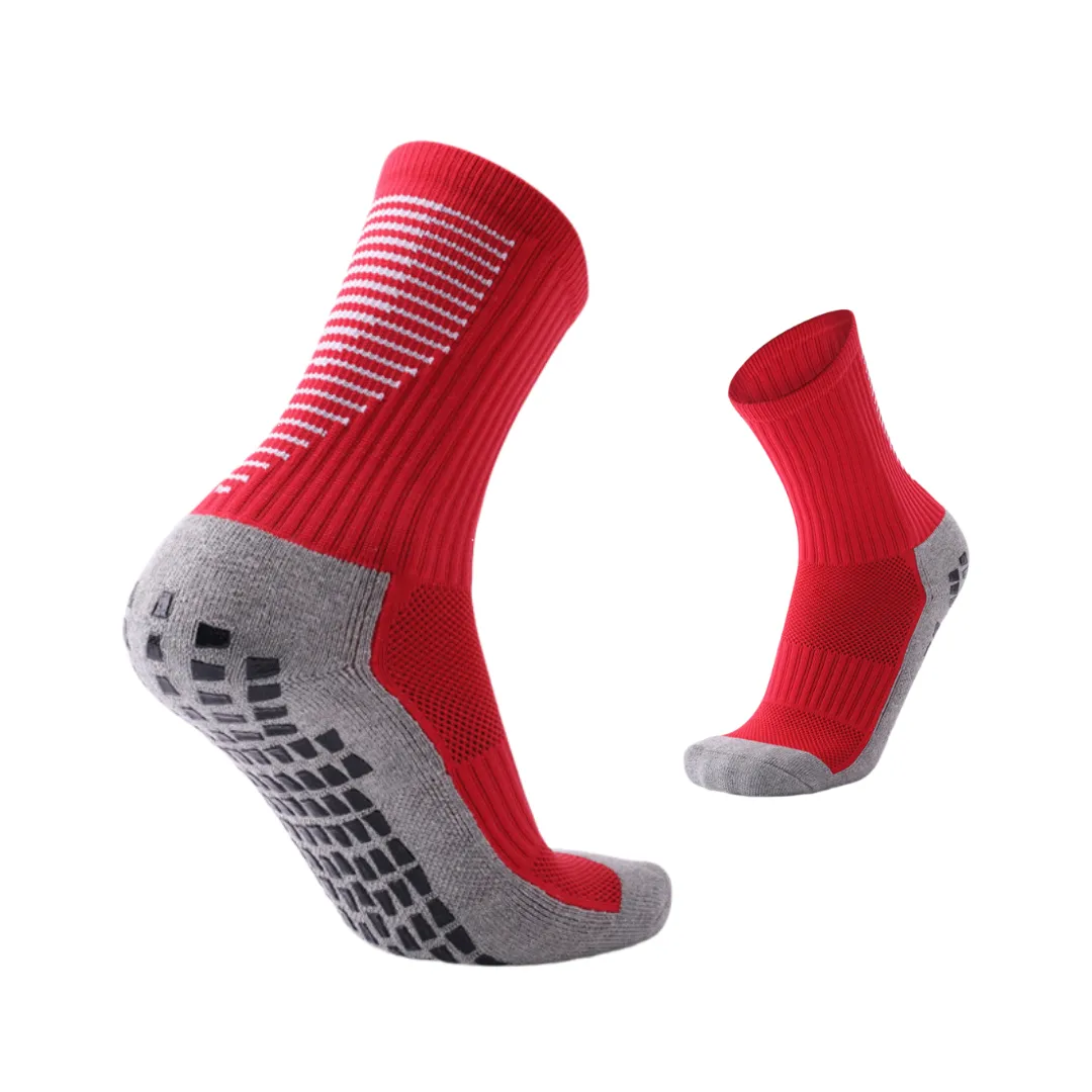 3 Pack Men's Football Socks with Grip