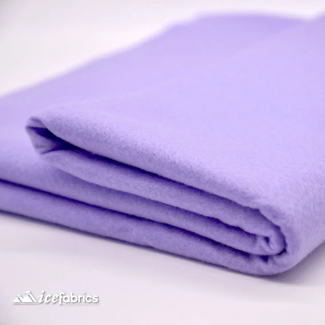 72" Wide 1.6 mm Thick Acrylic Lavender Felt Fabric By The Yard