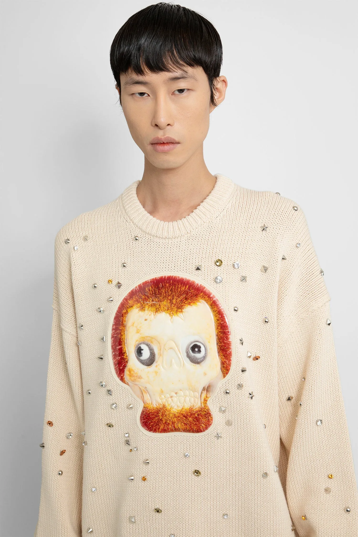 ACNE STUDIOS MAN BEIGE KNITWEAR