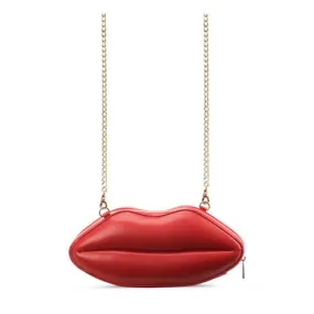 Amliya - Hot Red Lips Evening Clutch (Purse) For Woman