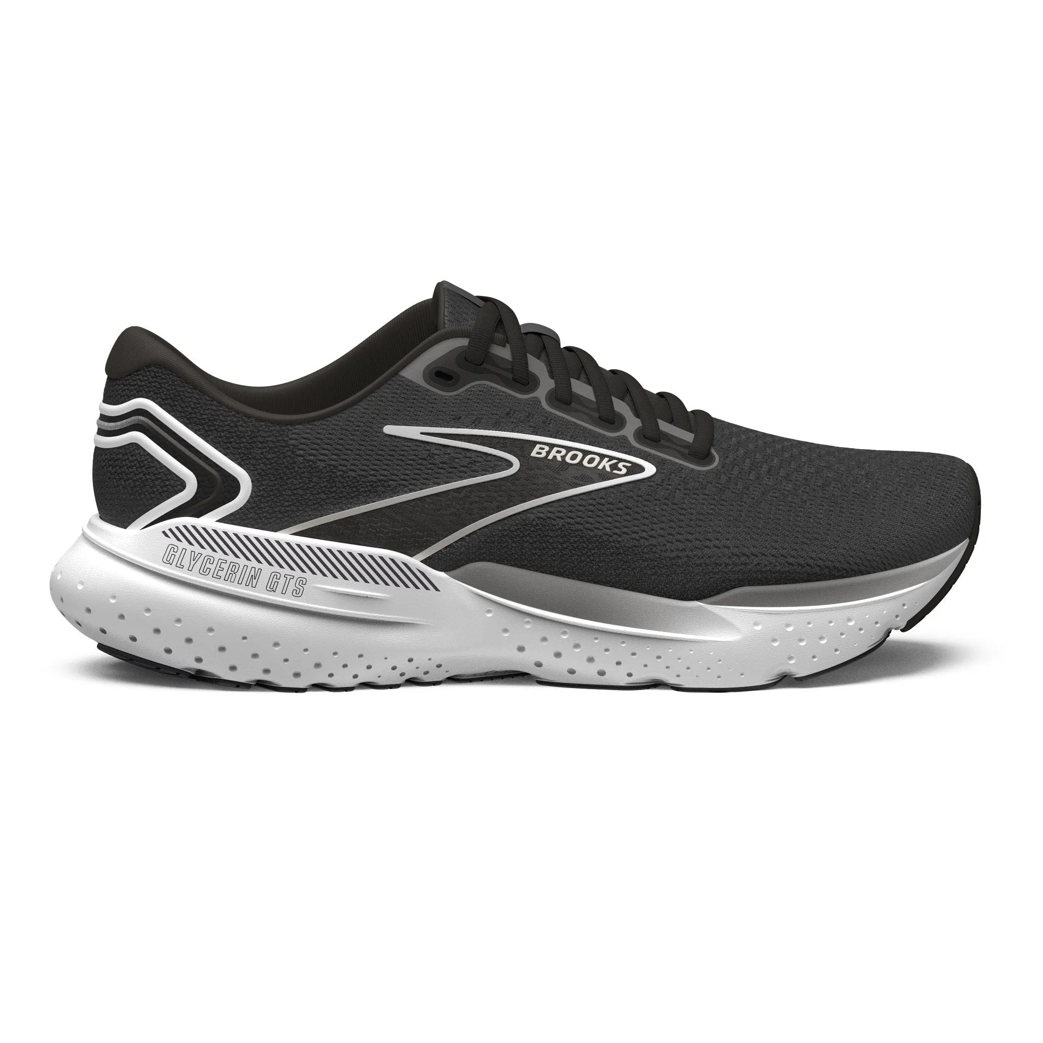 Brooks Glycerin GTS 21 Black Grey White Women's