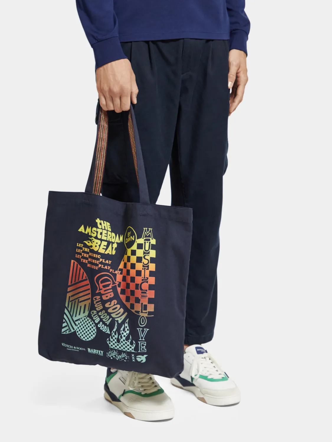 Canvas artwork tote bag