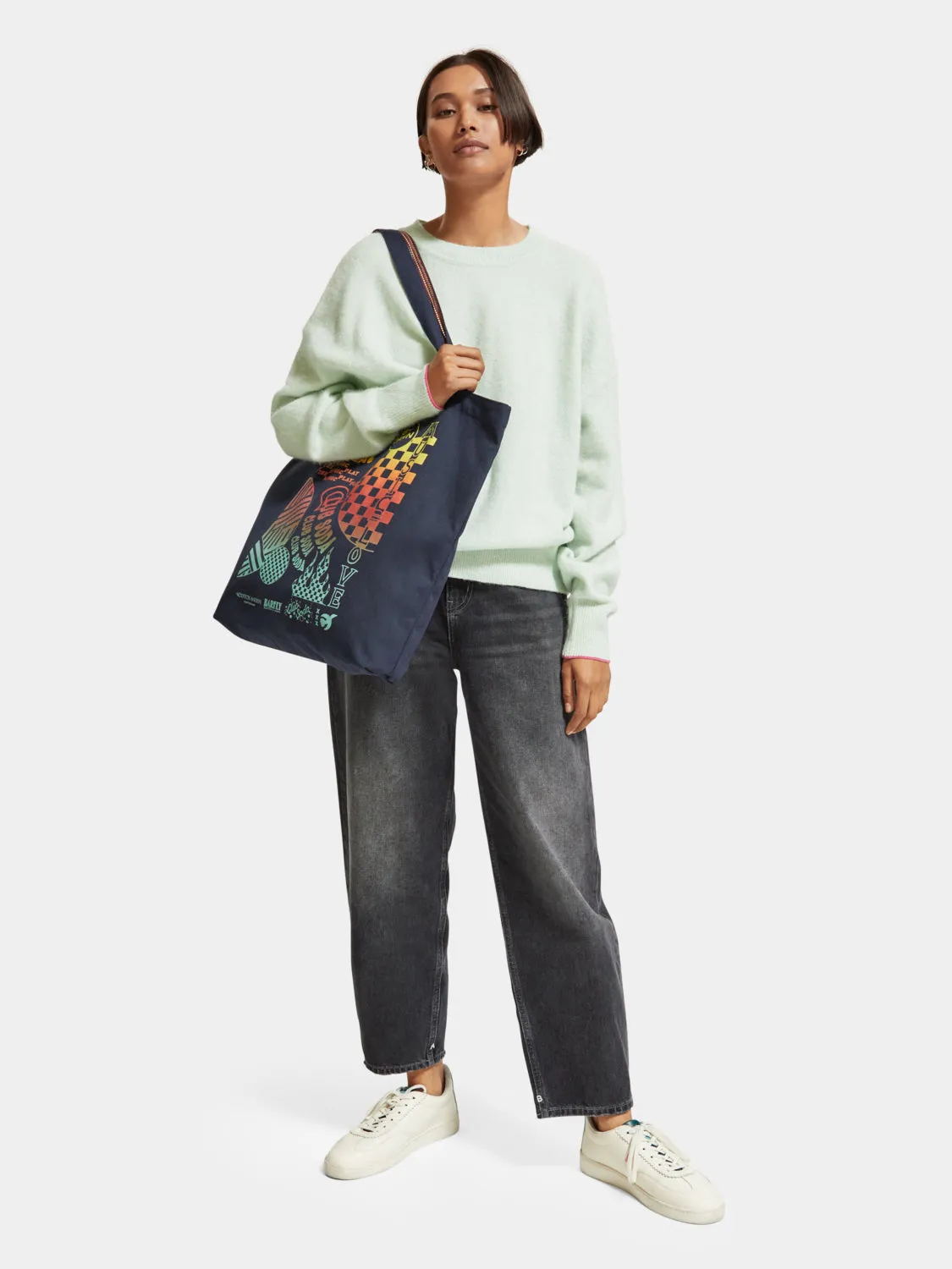 Canvas artwork tote bag