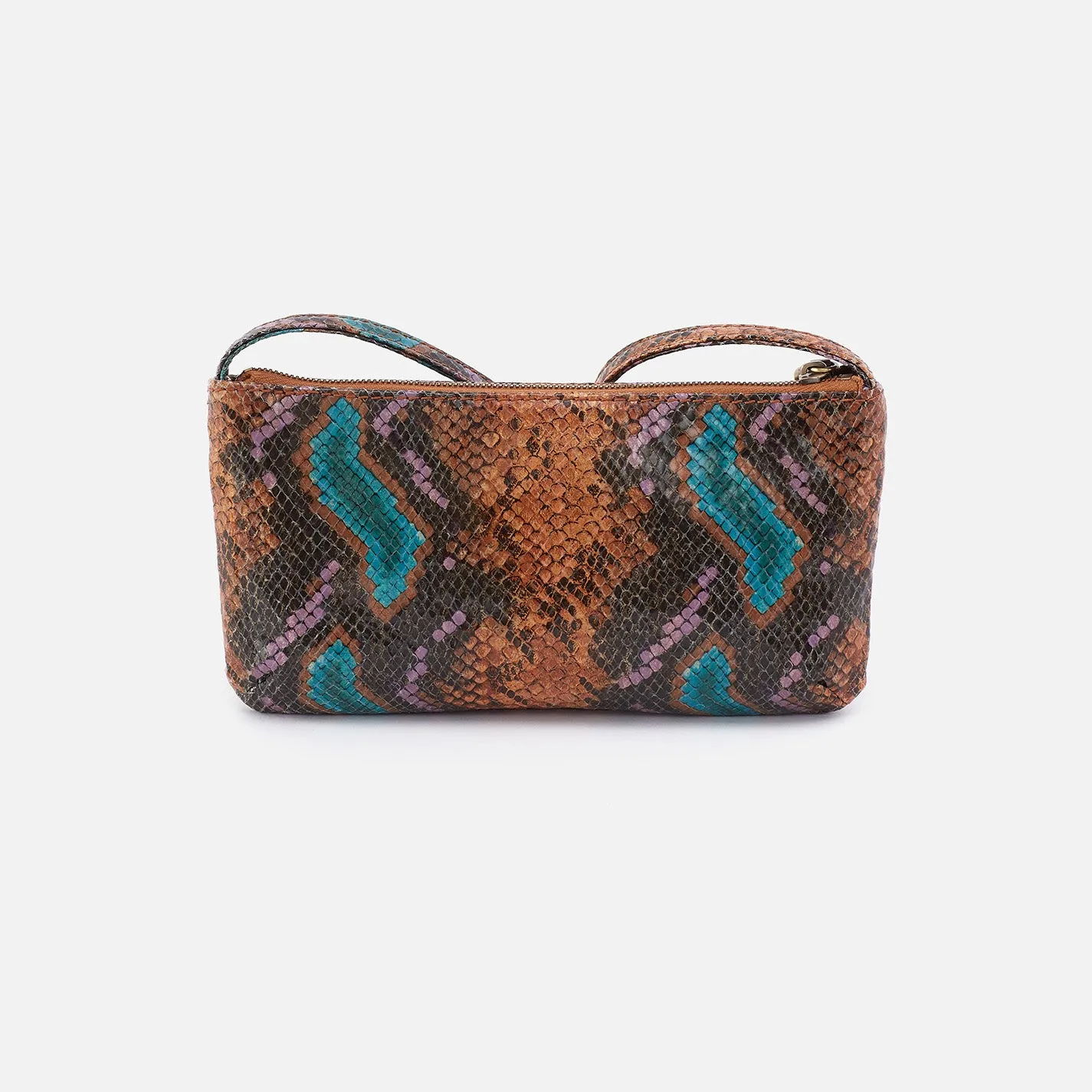 Cara Crossbody In Printed Leather - Vivid Snake Print