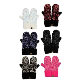 C.C Sequin Mittens