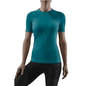 CEP Women's Run Ultralight Shirt Short Sleeve - Petrol