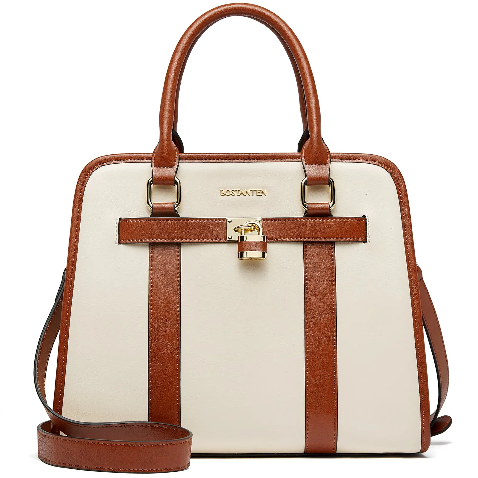 Cruze Stylish Two-Tone Top Handle Work Bag for the Modern Woman