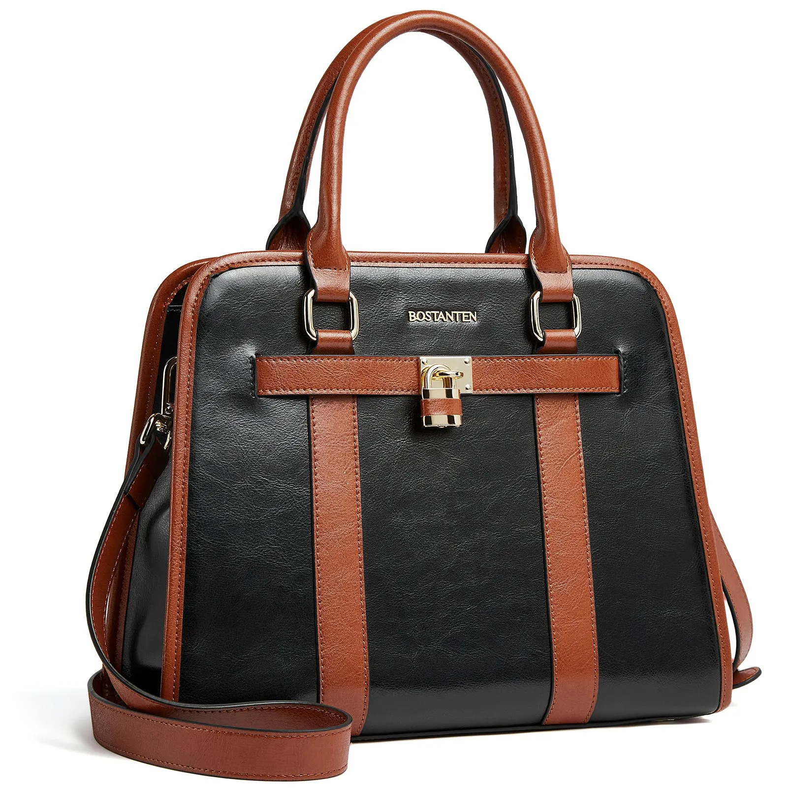 Cruze Stylish Two-Tone Top Handle Work Bag for the Modern Woman