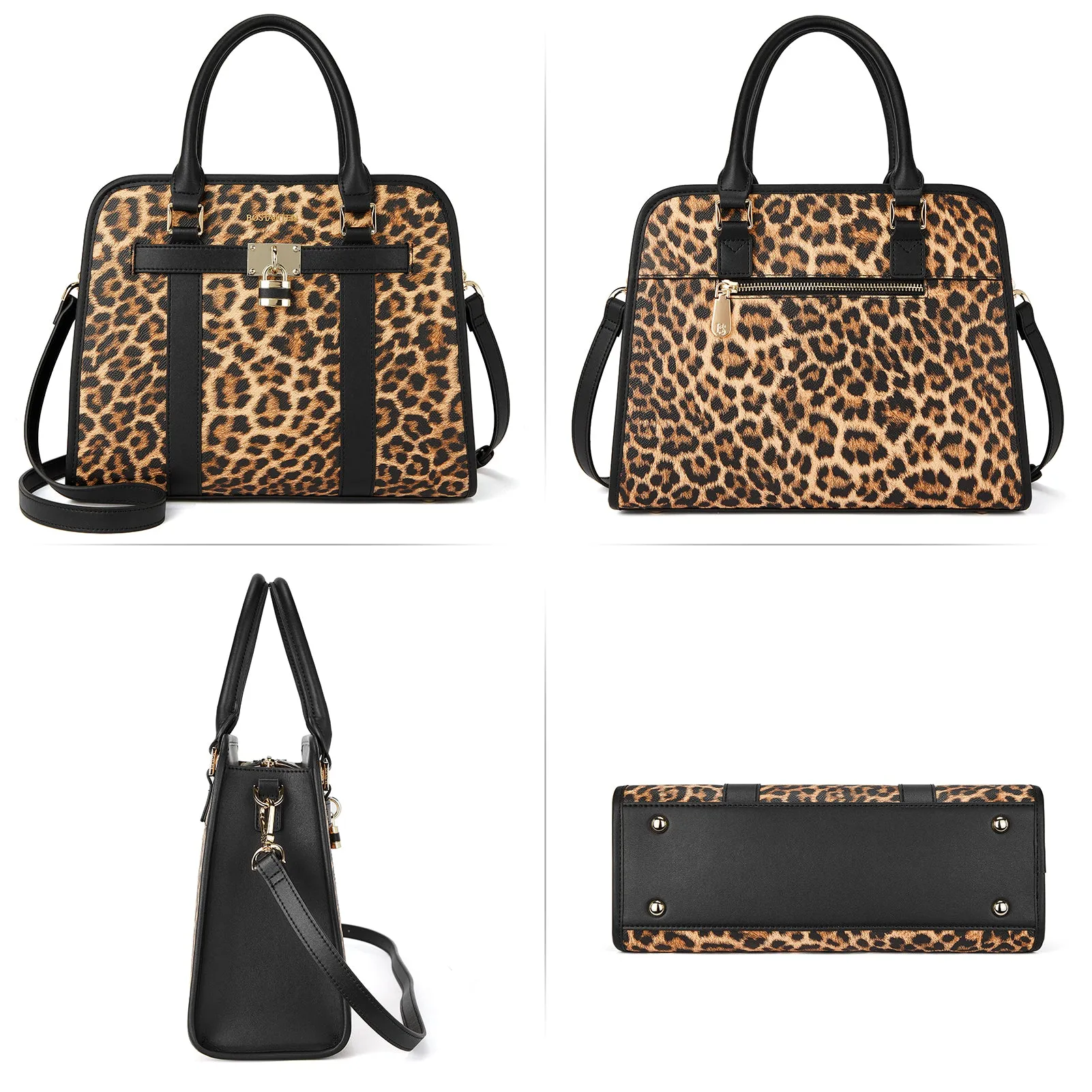 Cruze Stylish Two-Tone Top Handle Work Bag for the Modern Woman