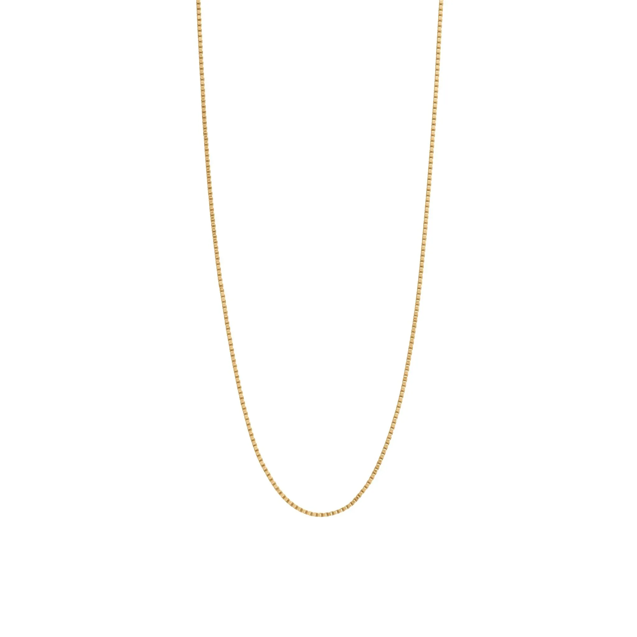 Dainty Box Chain Necklace