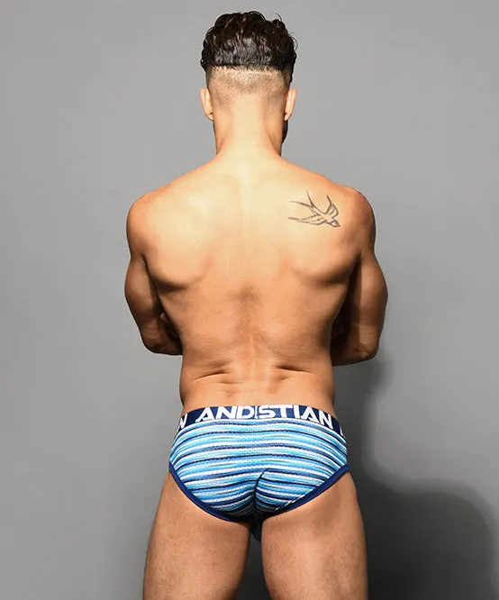 DOORBUSTER! Surf Stripe Mesh Brief w/ ALMOST NAKED®