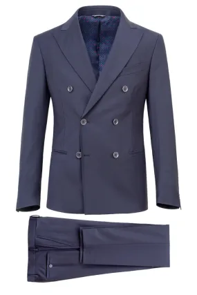 Doublebreasted Wool Voile Suit