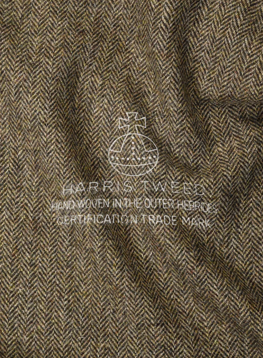 Harris Tweed Hebridean Brown Herringbone Pants