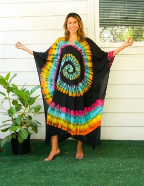 K5603- Hippie Tie Dye Kaftan