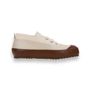 Novesta Rubber Sneaker Low Ecru / Brown