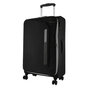 Pierre Cardin 65cm MEDIUM Soft Shell Luggage Suitcase with TSA lock