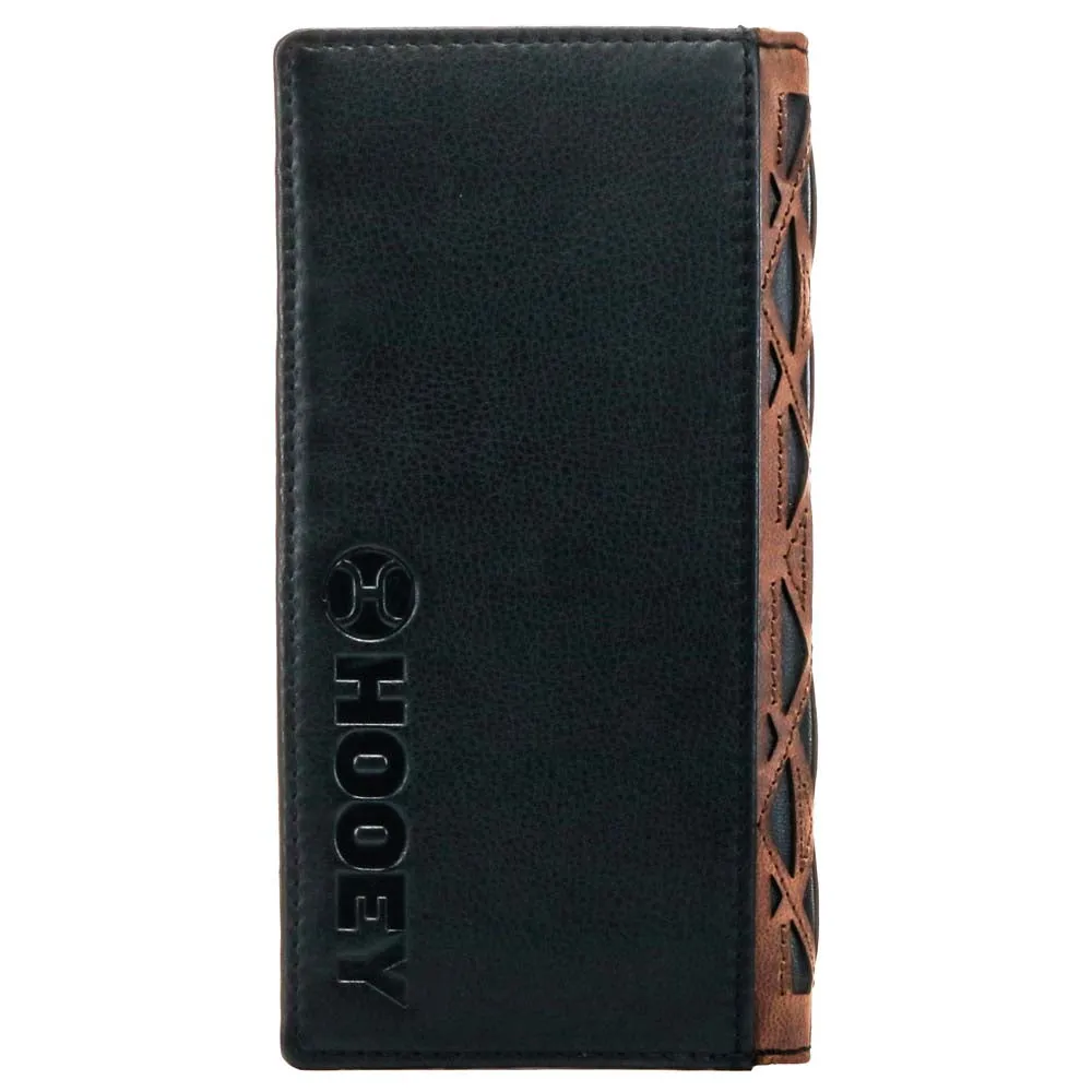 "Chapawee" Rodeo Hooey Wallet Ivory/Red w/Aztec Print