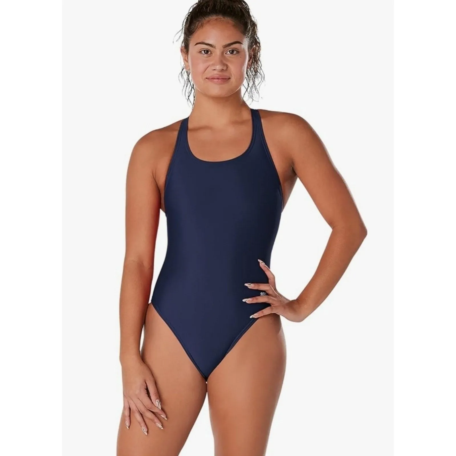 Speedo Women's Swimsuit One Piece Prolt Super Pro Team Navy