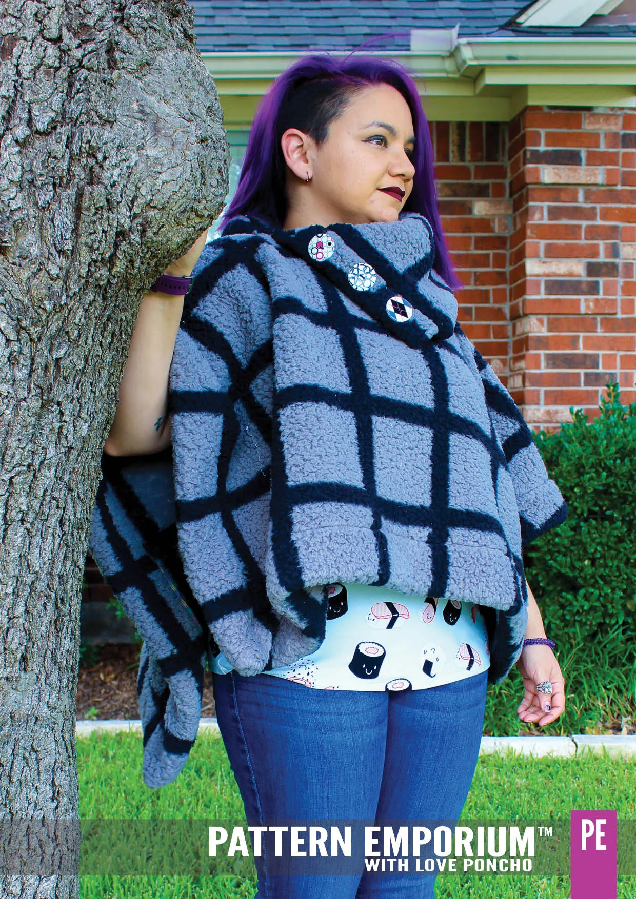 With Love | Poncho Sewing Pattern