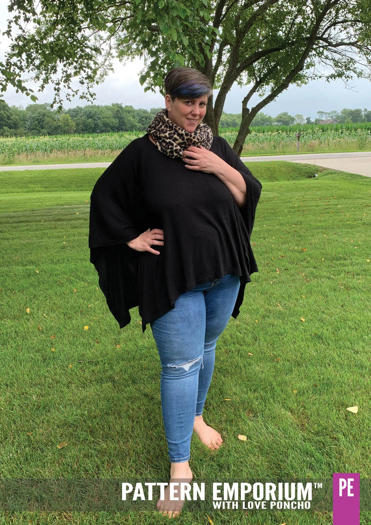 With Love | Poncho Sewing Pattern