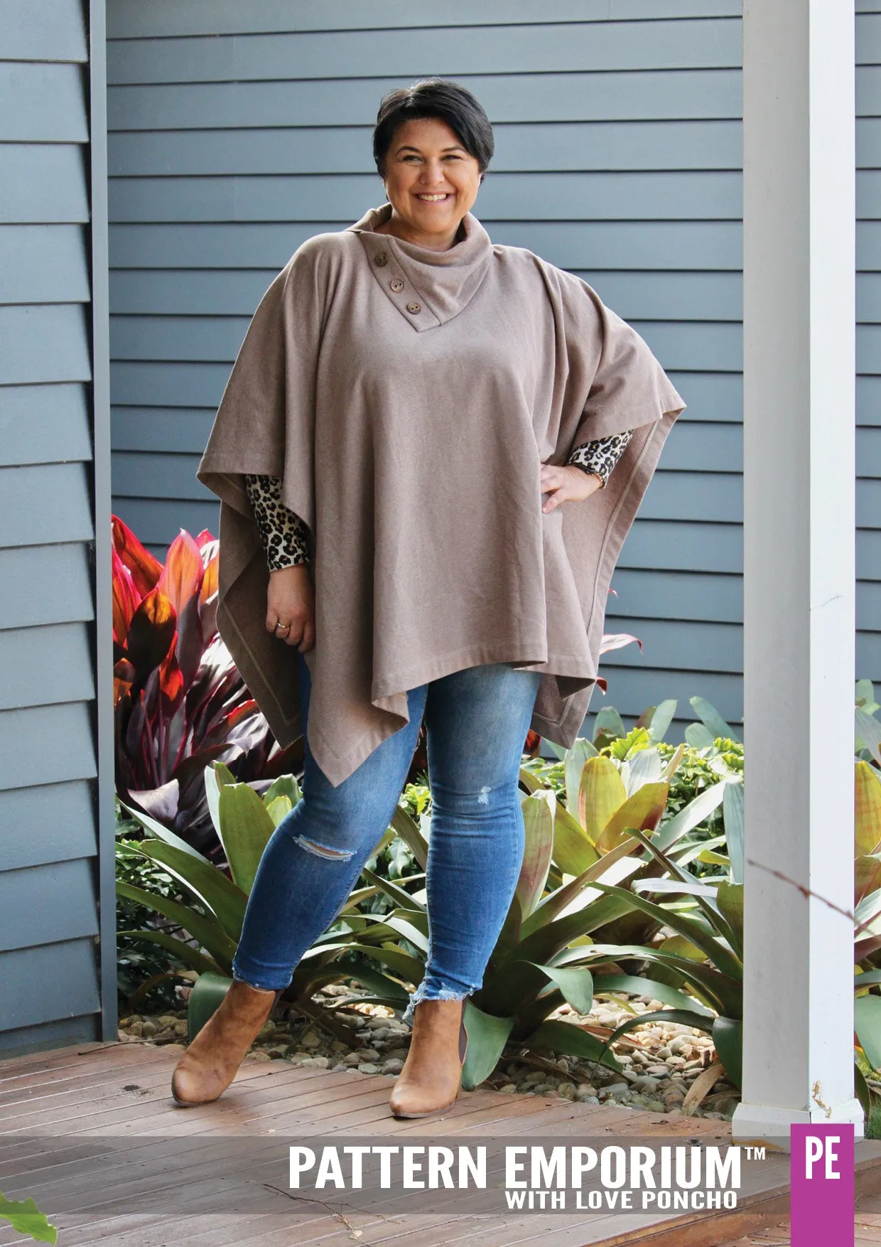 With Love | Poncho Sewing Pattern