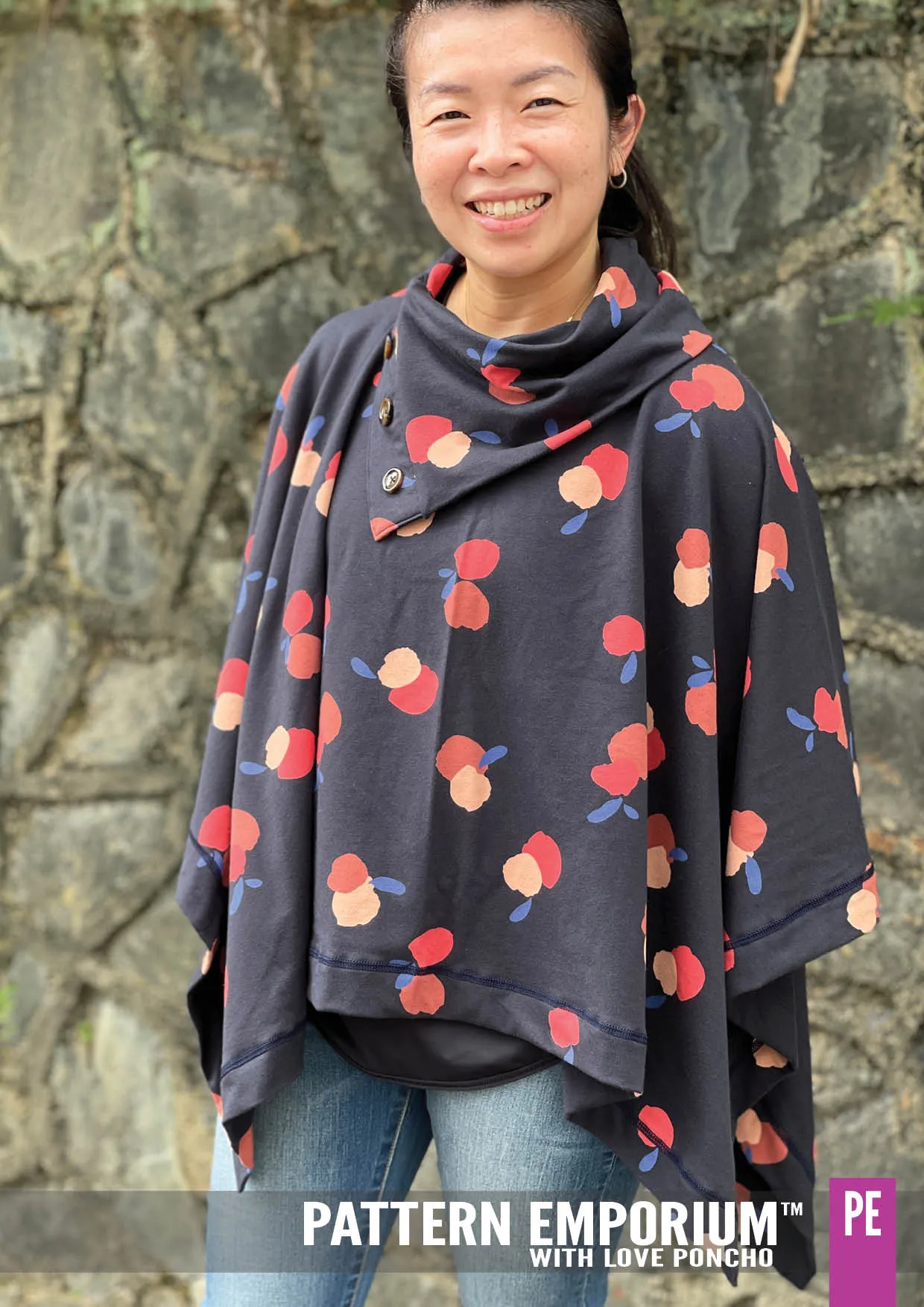 With Love | Poncho Sewing Pattern