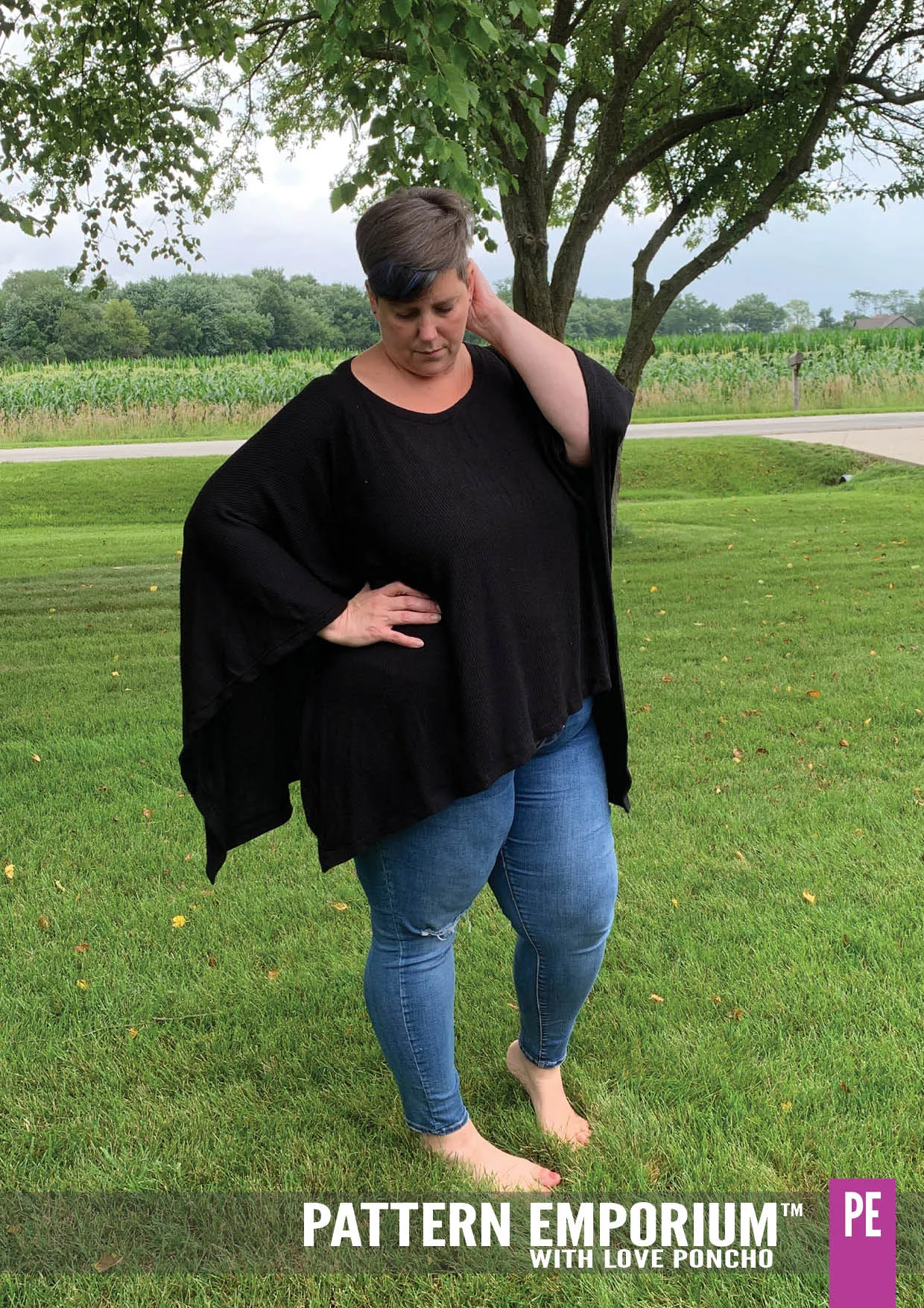 With Love | Poncho Sewing Pattern