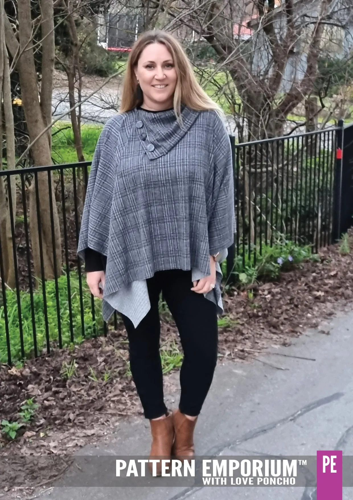 With Love | Poncho Sewing Pattern