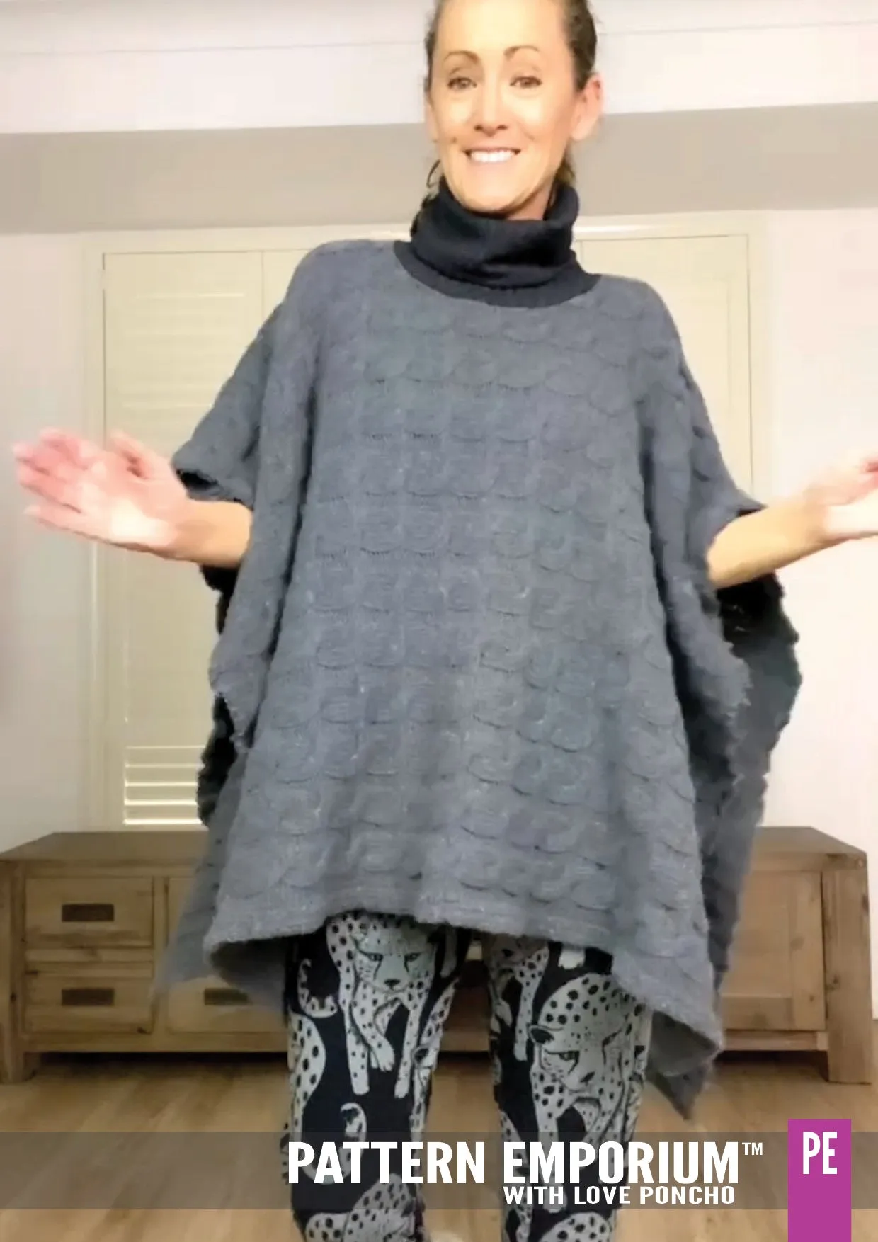 With Love | Poncho Sewing Pattern