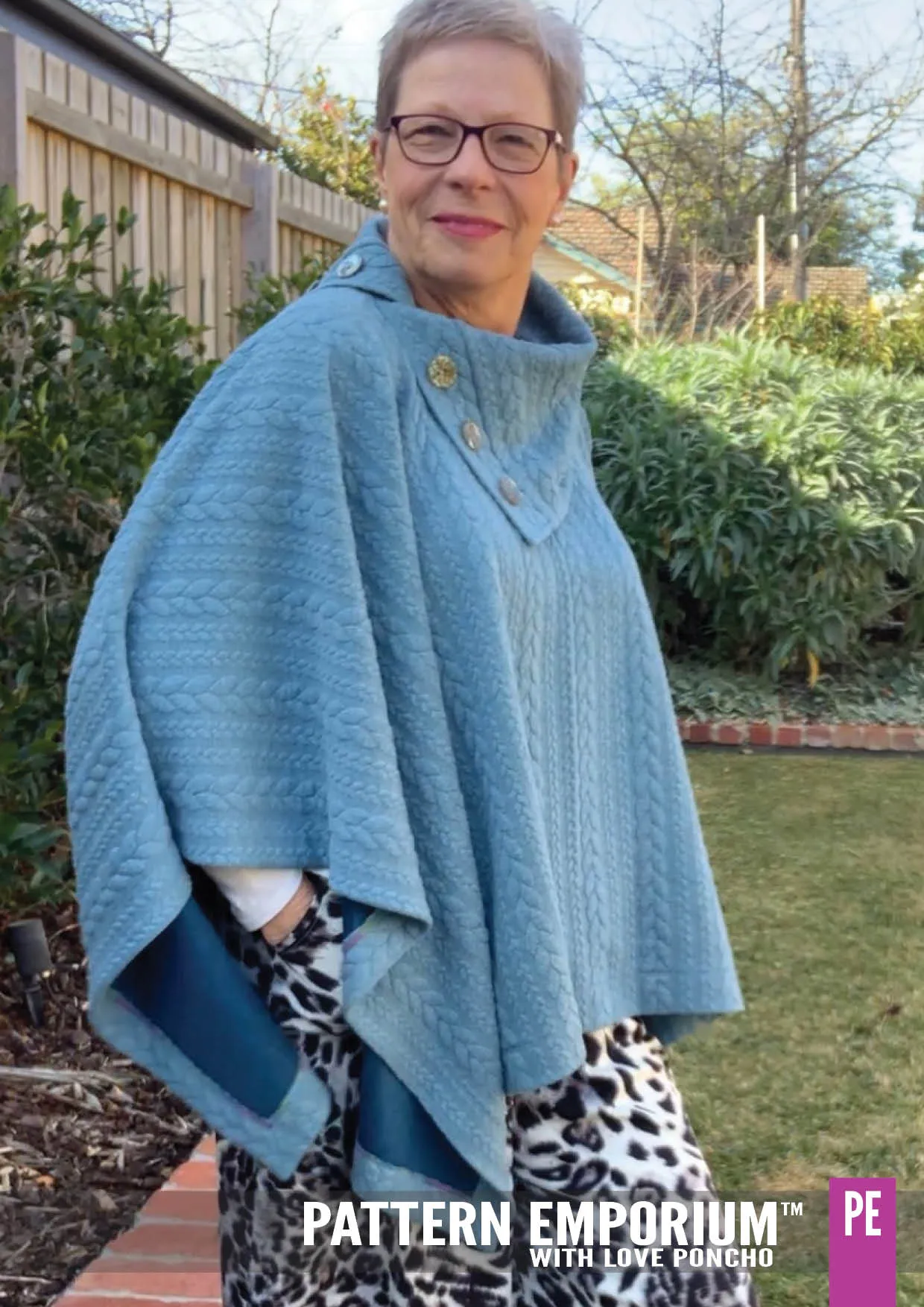 With Love | Poncho Sewing Pattern