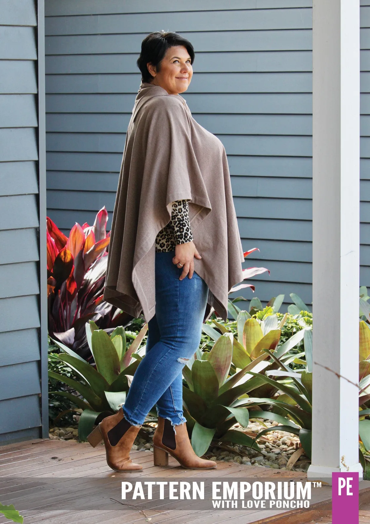 With Love | Poncho Sewing Pattern