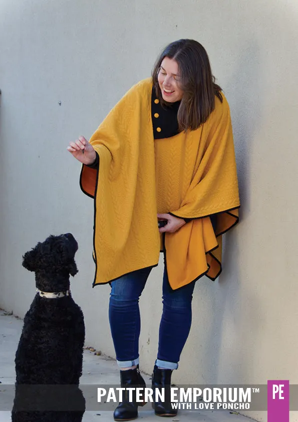 With Love | Poncho Sewing Pattern