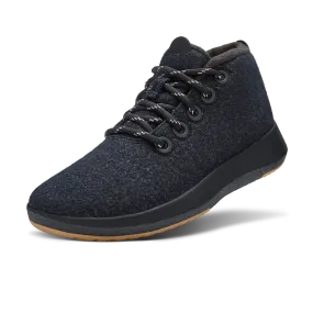 Women's Wool Runner-up Mizzles - Natural Black (Rugged Khaki Sole)